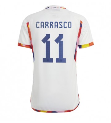Lacne Muži Futbalové dres Belgicko Yannick Carrasco #11 MS 2022 Krátky Rukáv - Preč
